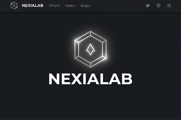 NexiaLab Header Logo with Arrow
